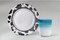 8 Ct. Cow Print Dessert Plates 7" Round Paper Plates for Farm & Western Theme Parties